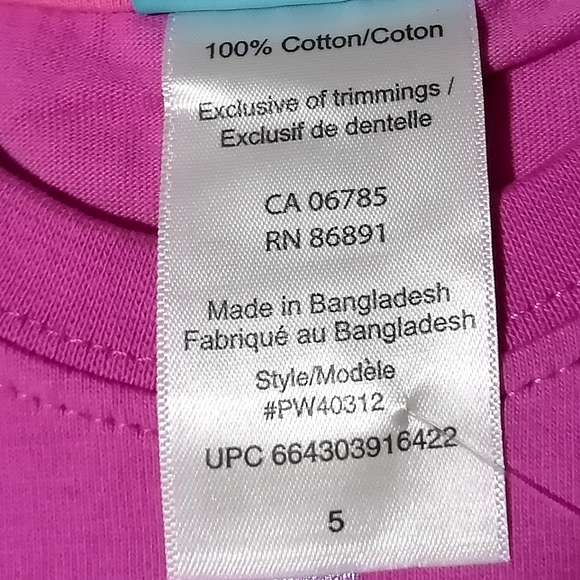 🔥SALE🔥 Lalaloopsy Tippy Tumbelina Girl's T-shirt Tee NWT Sizes 5, 6 - Picture 4 of 5